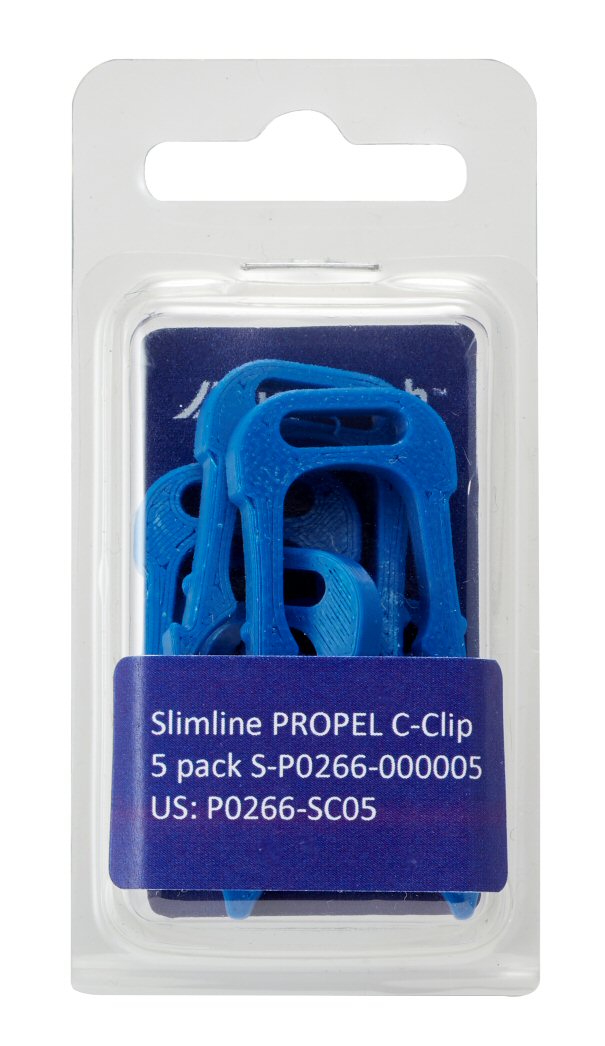 Slimline C-clips – 5 stk/pakke